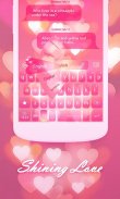 Shining Love Keyboard Theme screenshot 1