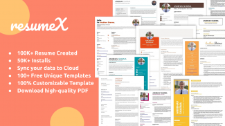 ResumeX: استئناف التطبيق صانع screenshot 6