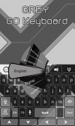 Grey GO Keyboard Theme screenshot 1