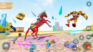 Horse Robot Car Game Robot War screenshot 6