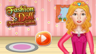 Fashion Doll Makeover Salon screenshot 1