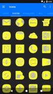 Bright Yellow Icon Pack Free screenshot 5