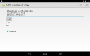 AJShA Android Java Shell App screenshot 10