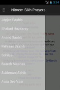 Nitnem Sikh Prayers screenshot 1