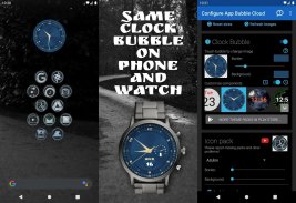 Watch Face Theme Bubble Cloud screenshot 24