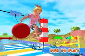 Stuntman Runner Water Park 3D screenshot 1