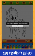 Coloring Book Of Pony tails screenshot 3