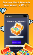 Diamonds 💎 Calculator For Free Fire 2019 screenshot 0