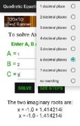 Quadratic Equation Solver screenshot 3