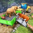 Offroad Animal Tractor Transporter Icon