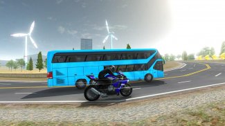 Bike VS Bus Racing Games screenshot 0