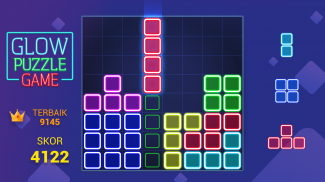 Glow Puzzle Blok - permainan puzzle klasik screenshot 4