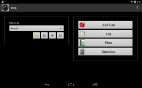 FillUp Registro de Combustible screenshot 0