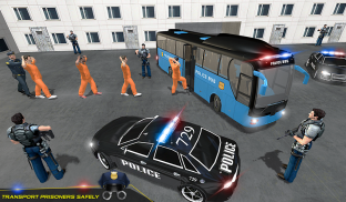 US Police Bus Transport Prison Break Survival Game screenshot 10