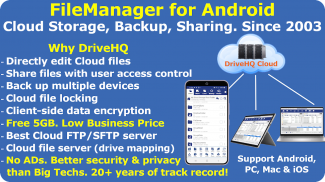 Business Cloud File Manager screenshot 1