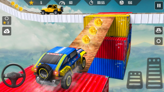 Offroad Jeep Driving Tricky Stunt Master screenshot 3