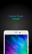 MIUI Center Clock (não ofic.) screenshot 1