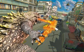 Monster Dinosaur  Rampage : City Attack screenshot 5