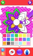 Glitter Flowers Coloring Book screenshot 10