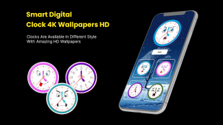Smart Digital Clock Wallpapers screenshot 3