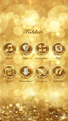 Free Golden Butterfly Go Launcher Theme 40 99 Download Android Apk Aptoide