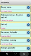 यात्री के लिए पोलिश वाक्यांश screenshot 3