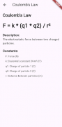 Physics Formulas screenshot 1