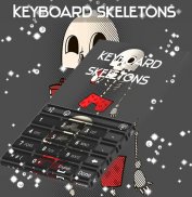 Skeletons Keyboard Theme screenshot 3