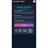 App Health Tracker Basic screenshot 0