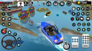 fou bateau courses:bateau Jeux screenshot 1