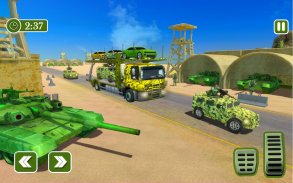 Army Car Transporter 2019 : Airplane Pilot Games screenshot 1