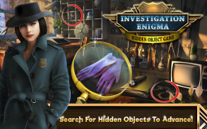 Hidden Objects Investigation Enigma screenshot 1