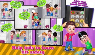 Lift Safety For Kids Games screenshot 1