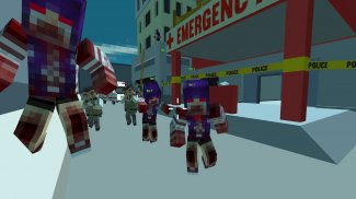 Blocky Combat Swat Zombie 1 screenshot 7