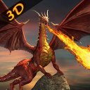 Großer Drache-Feuer-Simulator - epische Schlacht