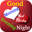 Good morning evening & night messages images Gifs