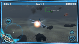 força aérea interceptor do jet screenshot 5