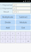 đa thức Calculator screenshot 3