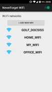 NeverForget WiFi - AutoConnect screenshot 1