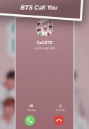 BTS Call You ☎️ BTS Video Call and Chat ☎️ screenshot 3