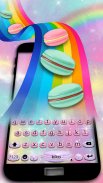 Sweet Macarons Tastatur-Thema screenshot 0