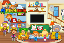 My Pretend Home & Family - Kids Play Town Games! screenshot 3