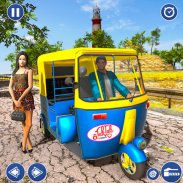 City Taxi Auto Rickshaw Game screenshot 4