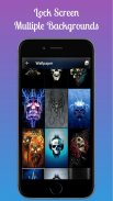 Skull Lock screen keypad Skull Lock screen pattern screenshot 0