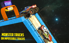 Monster Truck Mega Ramp Stunts Extreme Stunt Games screenshot 13
