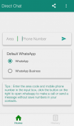 Direct Chat for WhatsApp without Save Phone Number screenshot 0