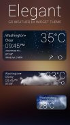 Elegant Weather Widget Theme screenshot 2