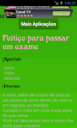 Feitiços sorte screenshot 2