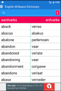 English Afrikaans Dictionary screenshot 0