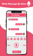 Write SMS By Voice : Write Voice Message Voice SMS screenshot 2